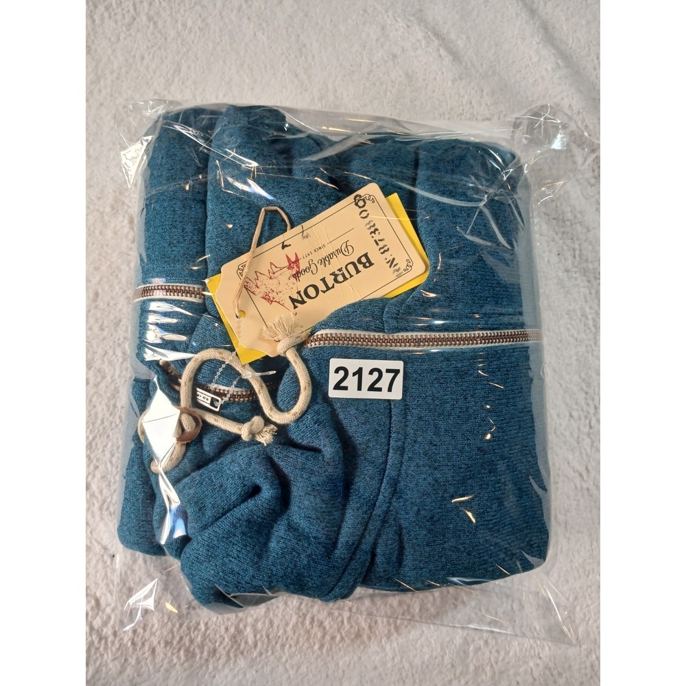 Burton Minxy Full-Zip Fleece Hoodie Jaded Heather Womens Size XL New With Tags - Picture 9 of 9